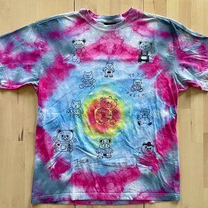Teddy Fresh Unisex T-Shirt Hila Bear Designs size Medium CUSTOM TIE-DYED